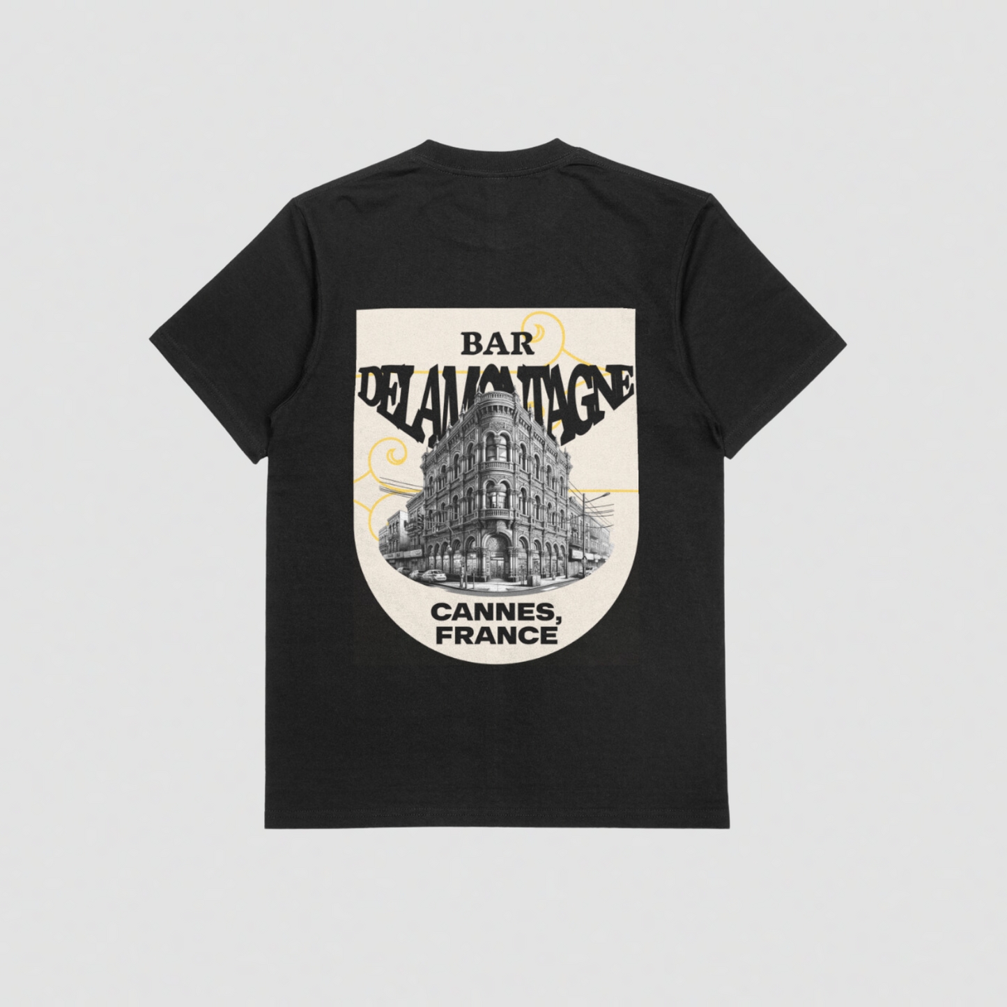 T-shirt « Cannes » - Noir