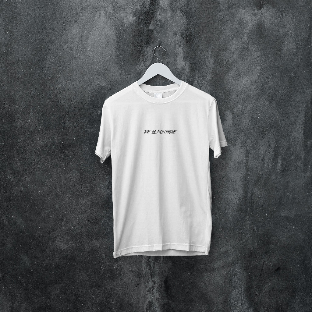 Camiseta con logo pequeño - Blanca
