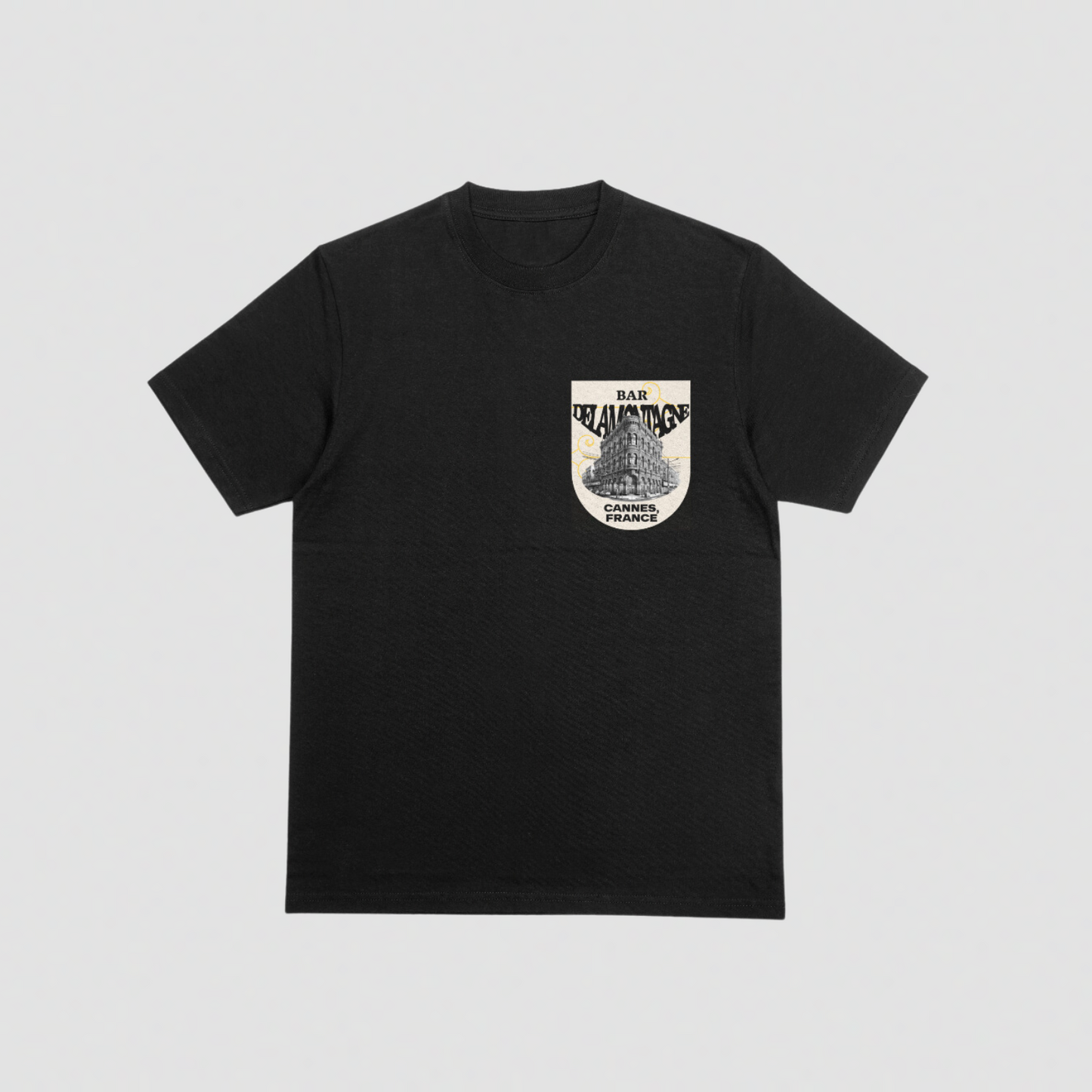 T-shirt « Cannes » - Noir