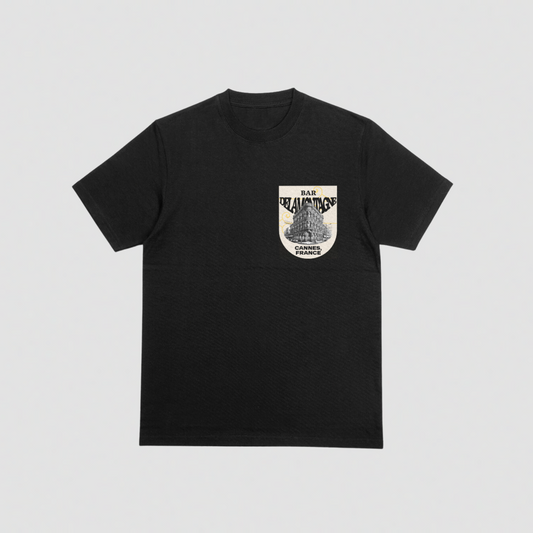 Camiseta "Cannes" - Negra