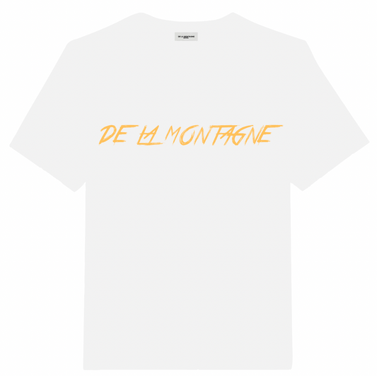 Sunset Serenity Logo T-Shirt - White