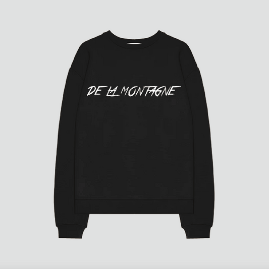 Wellington Classic Logo Crewneck Sweatshirt - Black